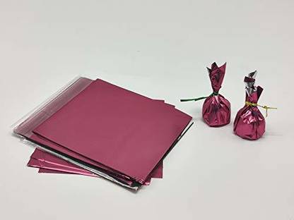 Esslly Matte Pink Chocolate Wrapper Paper Foil