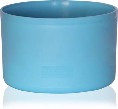 prideon 22 cm Cylindrical Shape Plastic Indoor Outdoor Plant Pot Modern Decorative. Gardening Pot (Blue, 22 X 15 cm) Plant Container Set