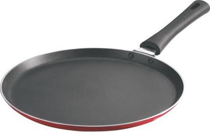 Suruchi Non-Stick Dosa Tawa, Induction Bottom, Soft-Touch Handles Tawa 30 cm diameter