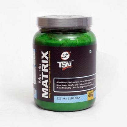 TSN MUSCLE MATRIX Proteins Whey Protein Concentrate PINEAPPLE Powder 1000 Gram Whey Protein