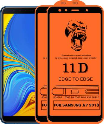 11D Edge To Edge Tempered Glass for Samsung Galaxy A7 2018 Edition