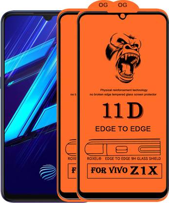 Flyon Edge To Edge Tempered Glass for Vivo Z1X
