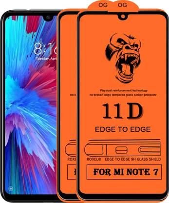11D Edge To Edge Tempered Glass for Redmi Note 7
