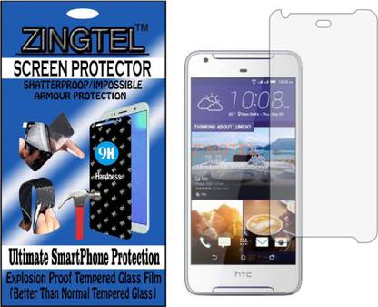 ZINGTEL Tempered Glass Guard for HTC DESIRE 628 DUAL SIM (Flexible, Unbreakable)