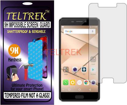 TELTREK Tempered Glass Guard for MICROMAX CANVAS 2 Q4310 (Flexible, Unbreakable)