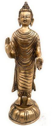 Bhunes Brass Budda Statue| Statues | Buddha Statue Show Piece | Buddha Idols | Lord Buddha Idol | Brass Buddha Idol |Buddha Idols For Home Decor | Gifts | Murthi Decorative Showpiece - 41 cm
