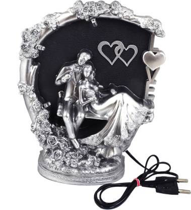 Tingoking Rehan Couple with light Showpiece Decorative Showpiece  -  6 cm