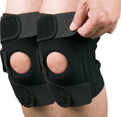 FEGSY Knee Belt for Pain Relief Knee Support Cap for Running, Exercise and Arthritis Knee Support