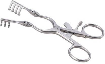 Agarwals Self Retaining Retractor Large 12" With Hinged Arms Self Retaining Retractor