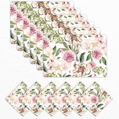 Matworks by Bathla Rectangular Pack of 6 Table Placemat