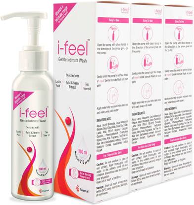 Gentle Intimate Hygiene wash, enriched with Tea Tree Oil, Neem and Tulsi extracts, prevents odour, itching, rashes, dryness | PH balanced formula | No Sulphate, Parabens or Alcohol इंटिमेट वॉश