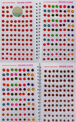 VAMA stone bindi book Forehead Multicolor Bindis