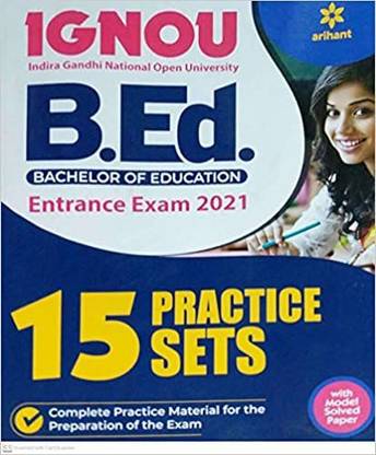 15 Practice Sets IGNOU B.ed Entrance Exam 2021