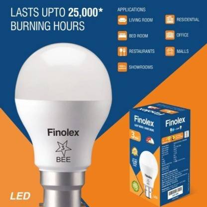 FINOLEX 9 W Basic Standard B22 LED Bulb