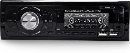 Bluefox Audio Systems 50X4 Multimedia Car Stereo - Single Din LCD Bluetooth Audio and Hands-Free Calling, Built-in Microphone, Double USB, Aux-in, AM/FM Radio Receiver Car Stereo