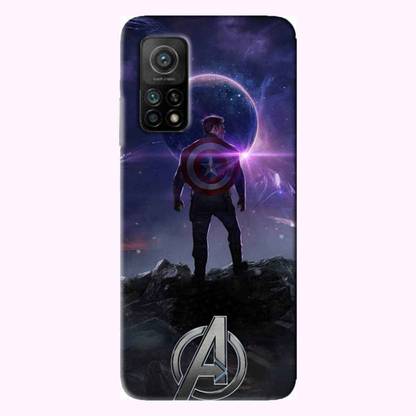 NDCOM Back Cover for MI 10T PRO Avengers End Game Captain America Printed