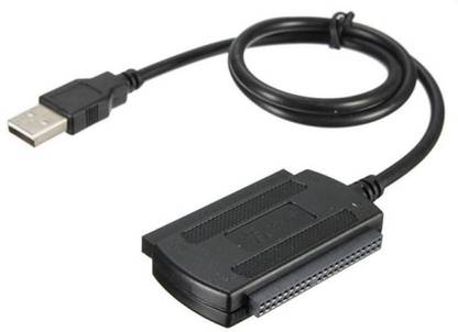 microware  TV-out Cable R-Drive 3 USB 2.0 To SATA IDE Cable, SATA/PATA/IDE Drive to USB 2.0 Adapter Converter Cable for 2.5/3.5 Inch Hard Drive / 5 inch Optical Drive with External AC Power Adapter 3.5 inch R-Drive 3 USB 2.0 To SATA IDE Cable