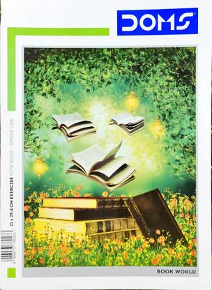 DOMS Notebook A4 Notebook Single Ruled 400 Pages