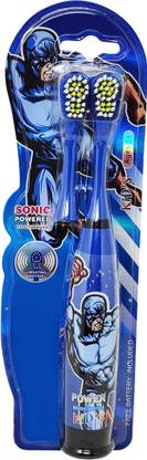 Parteet Kids Cartoon Printed Extra Soft Electric Battery Powered Toothbrush For Boy Kids(1Pc) Electric Toothbrush