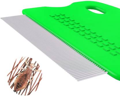 AlexVyan Plastic Nit Lice Comb With Steel Teeth removes Lice & Nits NIT Free Hair