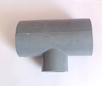 Hardware PVC TEE 32 X25 MM (4 PCS ) Gray Colour Thread 3-Way Tee Pipe Joint