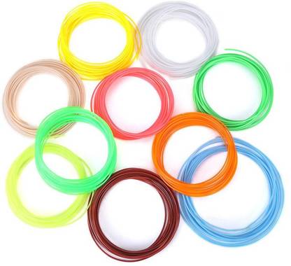 Sunlu 3D Pen 5M PCL Filament Refills - 1.75mm PCL 3D  (Set of 10) Printer Filament
