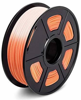 Sunlu Color Changing Filament Orange, PLA Filament 1.75mm Color Change with Temperature, 3D  1KG Printer Filament