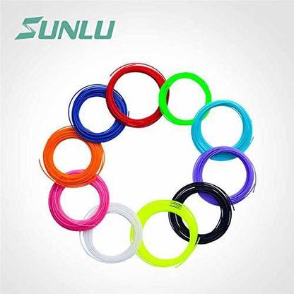 Sunlu 3D Pen 10M PLA Filament Refills - 1.75mm PLA 3D  (Set of 20) Printer Filament