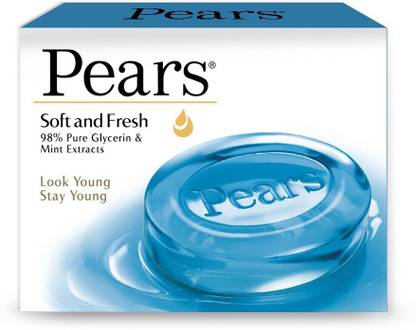 Pears Soft and Fresh Bathing Bar, 75g (Pack Of 2)