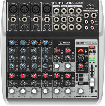 Behringer QX1202USB USB Audio Mixer Analog Sound Mixer