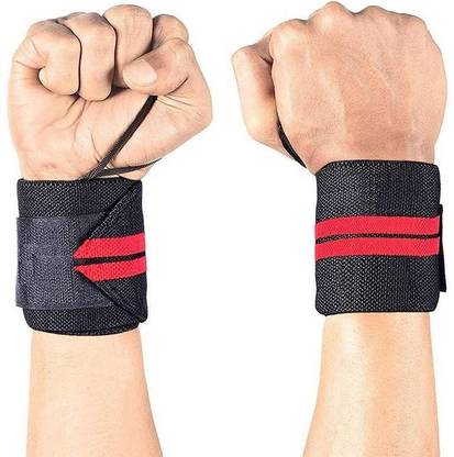 FEGSY Wrist Support Wrap with Thumb Loop Wrist Straps for Weightlifting, Workout, Gym Wrist Support