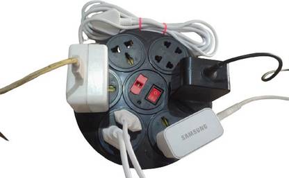 Skeisy REVO TECH 8 SOCKET PLUS 1 SWITCH EXTENION BOARD CORD. 8  Socket Extension Boards