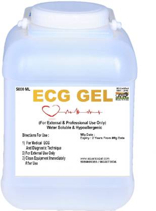 AQUATIOS GEL ECG Gel for Electrocardiography & Physiotherapy Ultrasound Machine