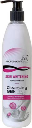 PROFESSIONAL FEEL Skin Whitening Cleansing Milk (Smooth Soft & Clean Skin) Healthy & Brightening Skin Cleanser Face Wash