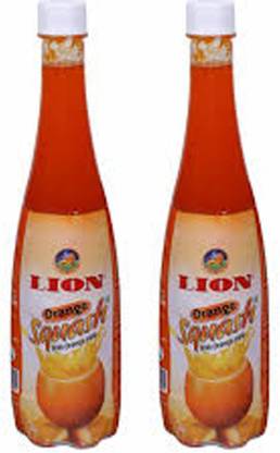 LION ORANGE SQUASH PACK OF 2