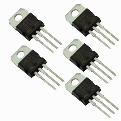 geeta enterprises (Pack of 5) P55NF06/STP55NF06/55NF06 N-CHANNEL POWER MOSFET TRANSISTOR 50A 60V T-220 Electronic Components Electronic Hobby Kit