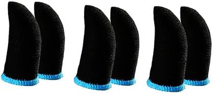 Tanishka Sleeve piece of 6,Breathable,Flexible,smooth for mobile operating & Gaming Finger Sleeve