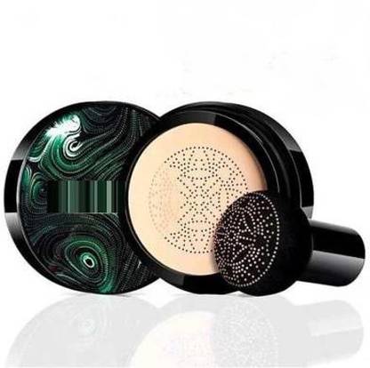 Trendy Trotters Sunis BB Cream Air Cushion Foundation Korean Mushroom Head CC Cream Concealer Whitening Cosmetic Waterproof Brighten Face Base Tone Foundation (lvory White) Foundation