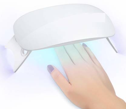 DipNish Mini UV LED Nail Lamp with USB Cable-Portable Gel Light Mouse Shape Pocket Size Nail Dryer for All Kind of Nail Paints and Gel Polish Nail Polish Dryer