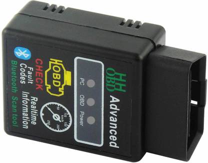 FStyler Advance OBD-II v.1.5/2.1 Bluetooth Check Engine Car Auto Diagnostic Scanning Tool Interface Adapter For Android & PC (Black) OBD Reader