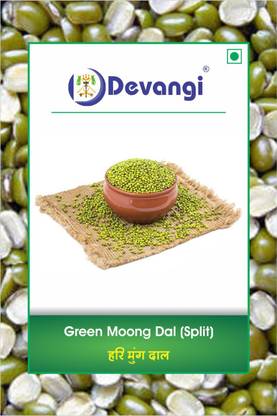 DEVANGI green moong dal split Seed