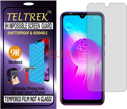TELTREK Tempered Glass Guard for TECNO CAMON SPARK 4 AIR (Flexible, Unbreakable)