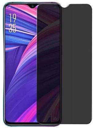 ELEF Tempered Glass Guard for Realme C11 11D Privacy Edge to Edge Tempered Glass Anti-Spy Full Screen Covrage