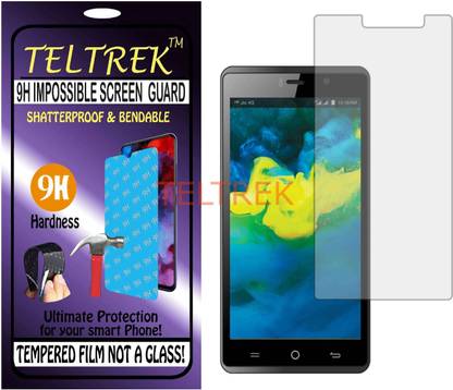 TELTREK Tempered Glass Guard for JIO LYF WATER 10 (Flexible, Unbreakable)