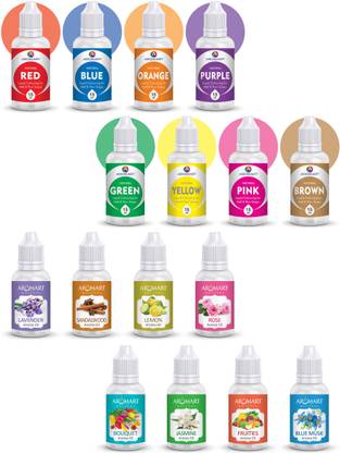 Aromart 16 Pcs Soap Making Colours and fragrances for Melt & Pour Soaps