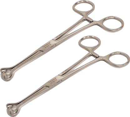 FusionKraft Babcock Tissue Holding Forceps / Clamp, 6" (Pack of 2) Tissue Forceps