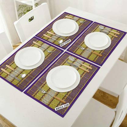 Montelal Store Rectangular Pack of 5 Table Placemat