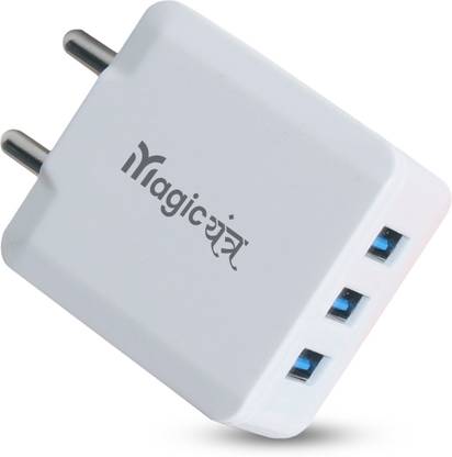 Magic Yantra 3.1 A Wall Charger for Mobile with Detachable Cable