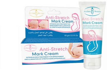 Aichun Beauty Snail Essence Anti Stretch Marks Cream -Intensive Skin Treatment for Improvement & Elimination (60 g)