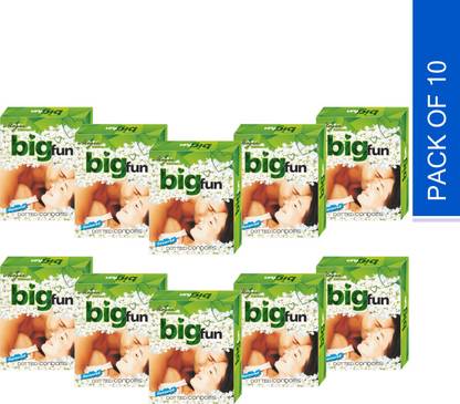 BIGFUN Dotted Condoms ( Mongra Flavour) Condom
